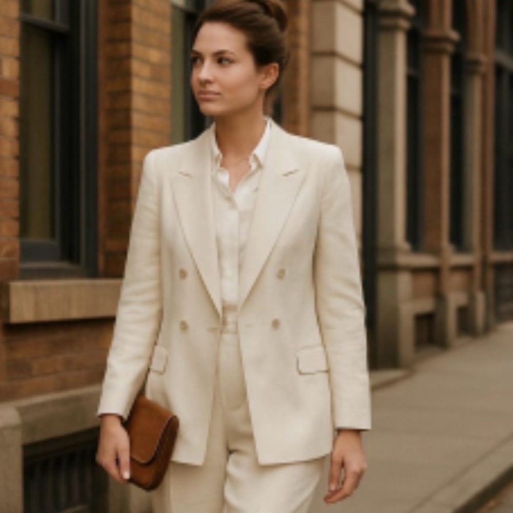 Jones New York Cream Blazer